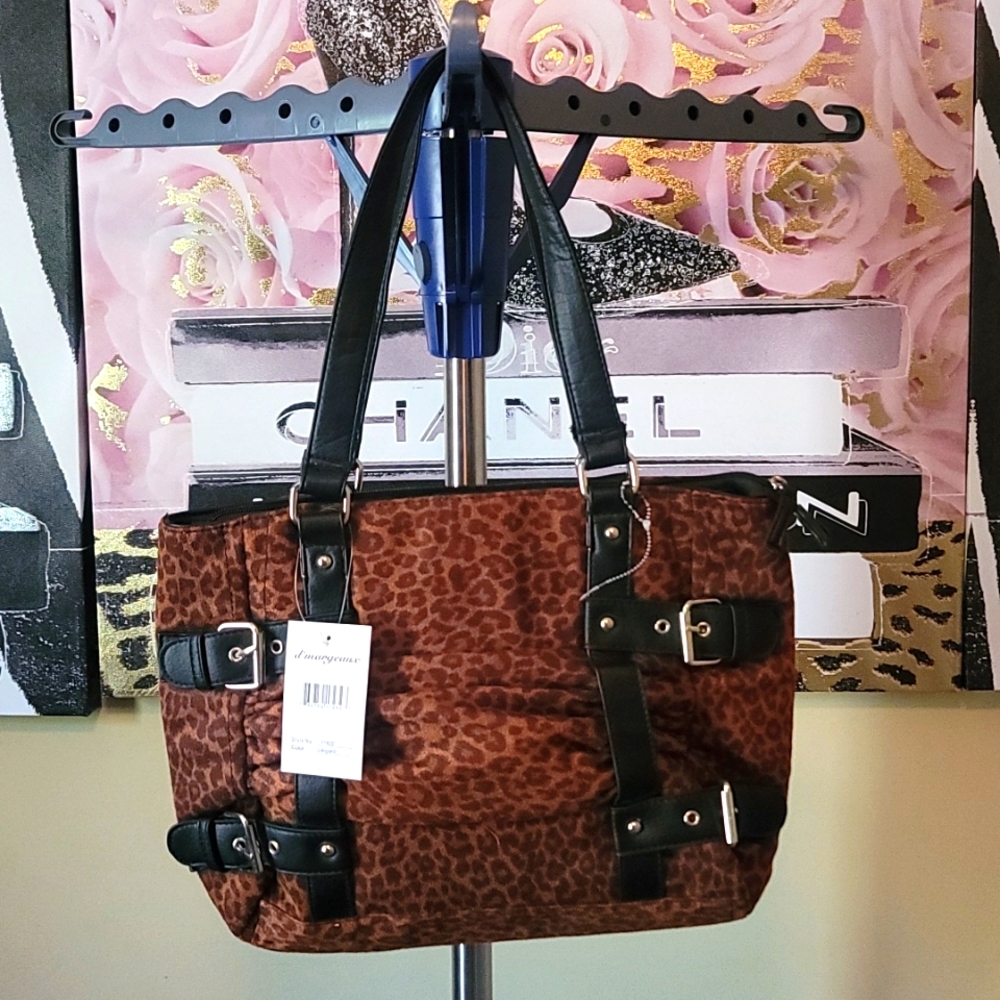 Brand New Brown Leopard Purse